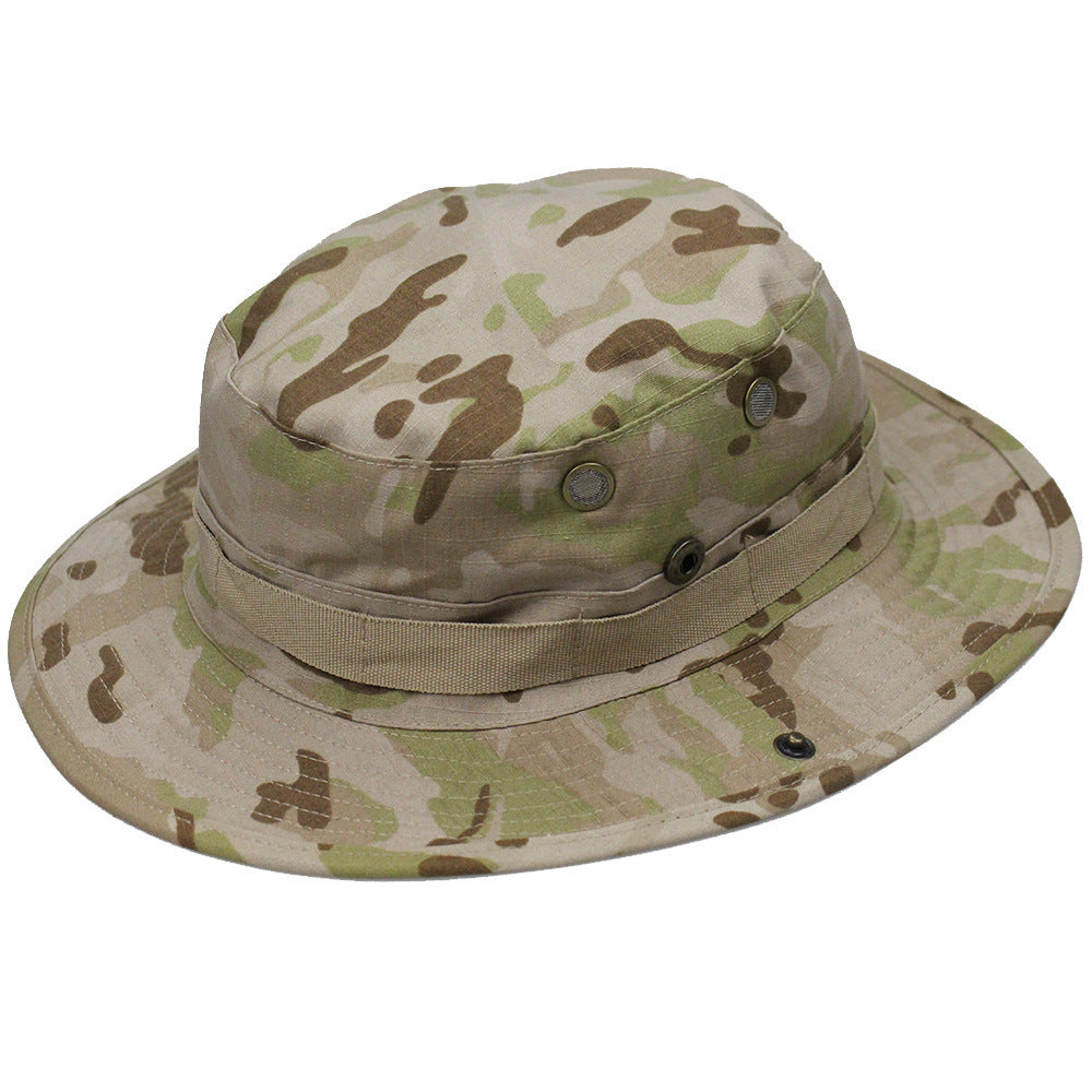 Men's Outdoor Boonie Sun Hat — 360° Shade, Ventilation Eyelets, 8 Colors