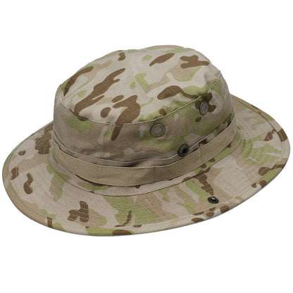 Men's Outdoor Boonie Sun Hat — 360° Shade, Ventilation Eyelets, 8 Colors