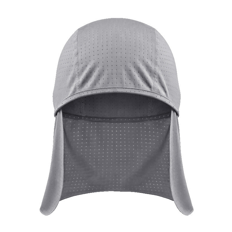 UV Protection Neck Flap Cap Breathable Mesh Sun Protection Hat Outdoor Sports Cycling Running Head Cover