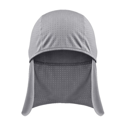 UV Protection Neck Flap Cap Breathable Mesh Sun Protection Hat Outdoor Sports Cycling Running Head Cover