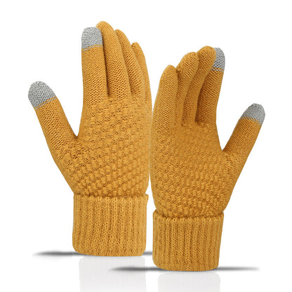 ❄️ Cozy Knit Touchscreen Gloves – Soft-Lined Winter Gloves for Men & Women
