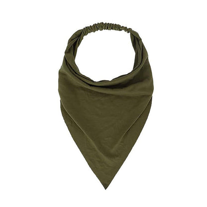 Elastic Back Triangle Hair Scarf for Women
