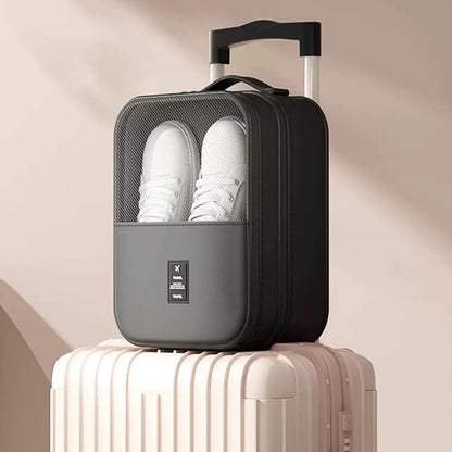 Mesh Travel Shoe Bag with Luggage Strap
