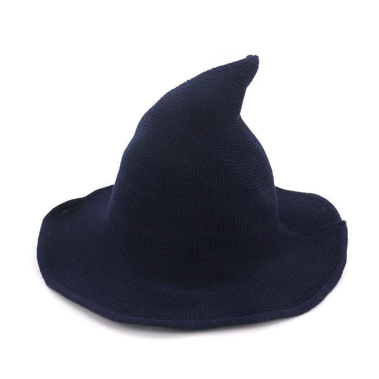 Witch Hat for Women — Soft Knit Halloween & Fall Style Hat, 13 Colors
