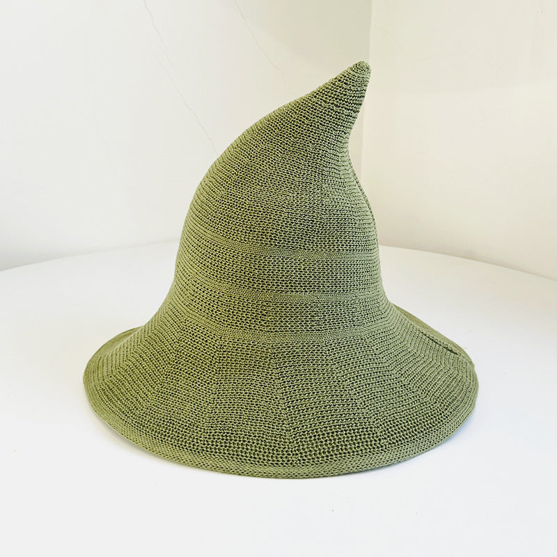 Witch Hat for Women — Soft Knit Halloween & Fall Style Hat, 13 Colors