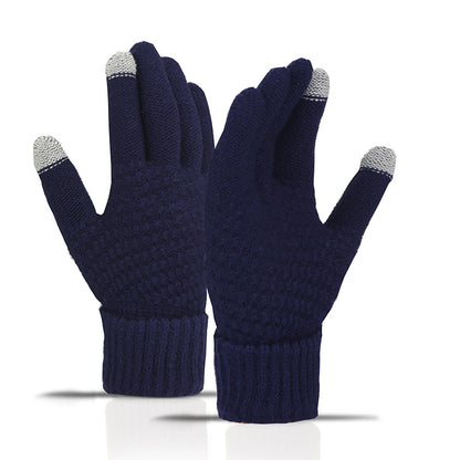 ❄️ Cozy Knit Touchscreen Gloves – Soft-Lined Winter Gloves for Men & Women