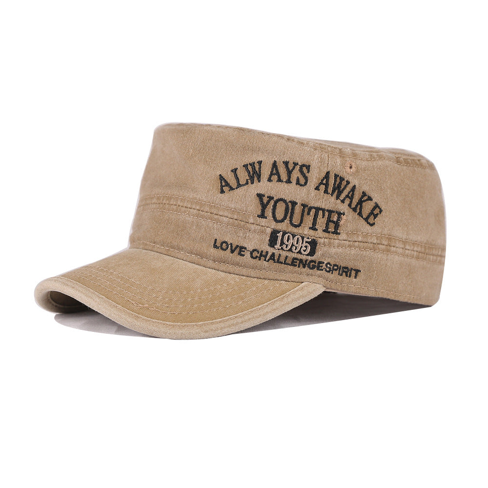 Always Awake Youth 1995 Washed Military Cap — Adjustable, Unisex, 7 Colors