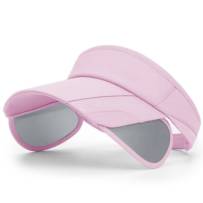 Retractable Side Panel Sun Visor Hat – Breathable Open-Top Adjustable Unisex