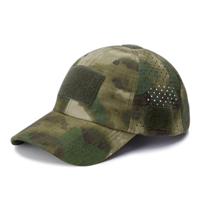 Tactical Baseball Cap with Patch — Breathable Ripstop Hat, Adjustable Fit, Hook & Loop Panels.