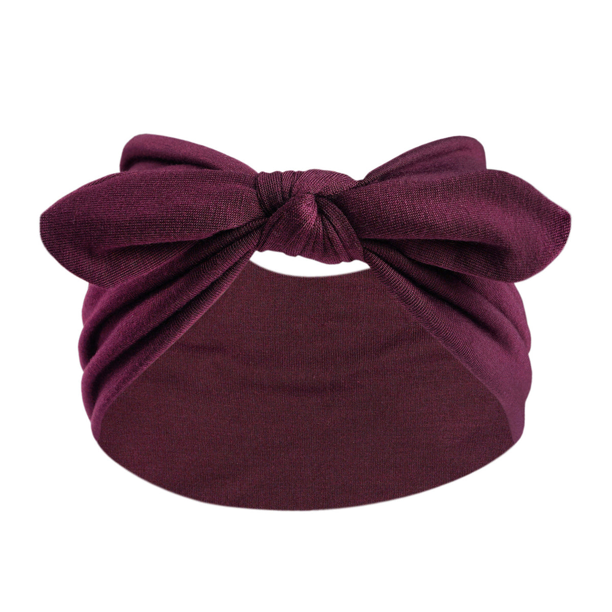Women's Wide Bunny Bow Headband | Soft Stretch Hair Band