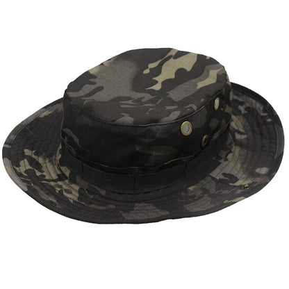 Men's Outdoor Boonie Sun Hat — 360° Shade, Ventilation Eyelets, 8 Colors