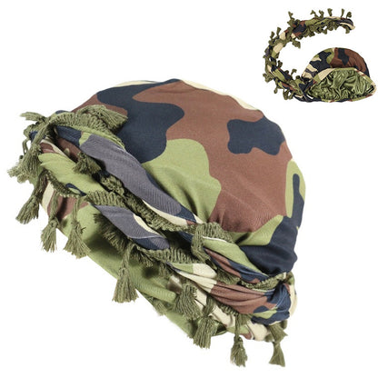 Printed Tassel Turban Headwrap – Paisley, Leopard & Camo