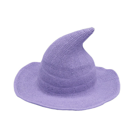 Witch Hat for Women — Soft Knit Halloween & Fall Style Hat, 13 Colors