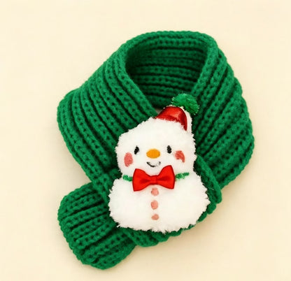 🎄 Christmas Knit Pet Scarf for Cats & Dogs | Cute Holiday Neckwear