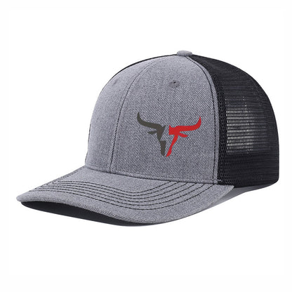 Western Bull Trucker Hat – Breathable Mesh Baseball Cap