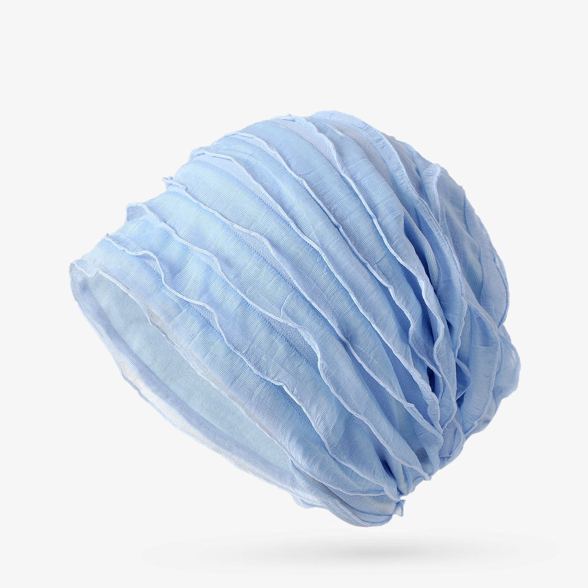 Women's Lightweight Ruffle Turban Hat | Easy Slip-On Style