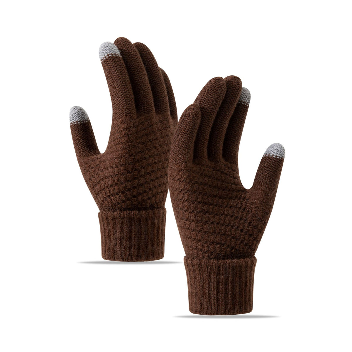 ❄️ Cozy Knit Touchscreen Gloves – Soft-Lined Winter Gloves for Men & Women