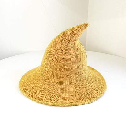 Witch Hat for Women — Soft Knit Halloween & Fall Style Hat, 13 Colors
