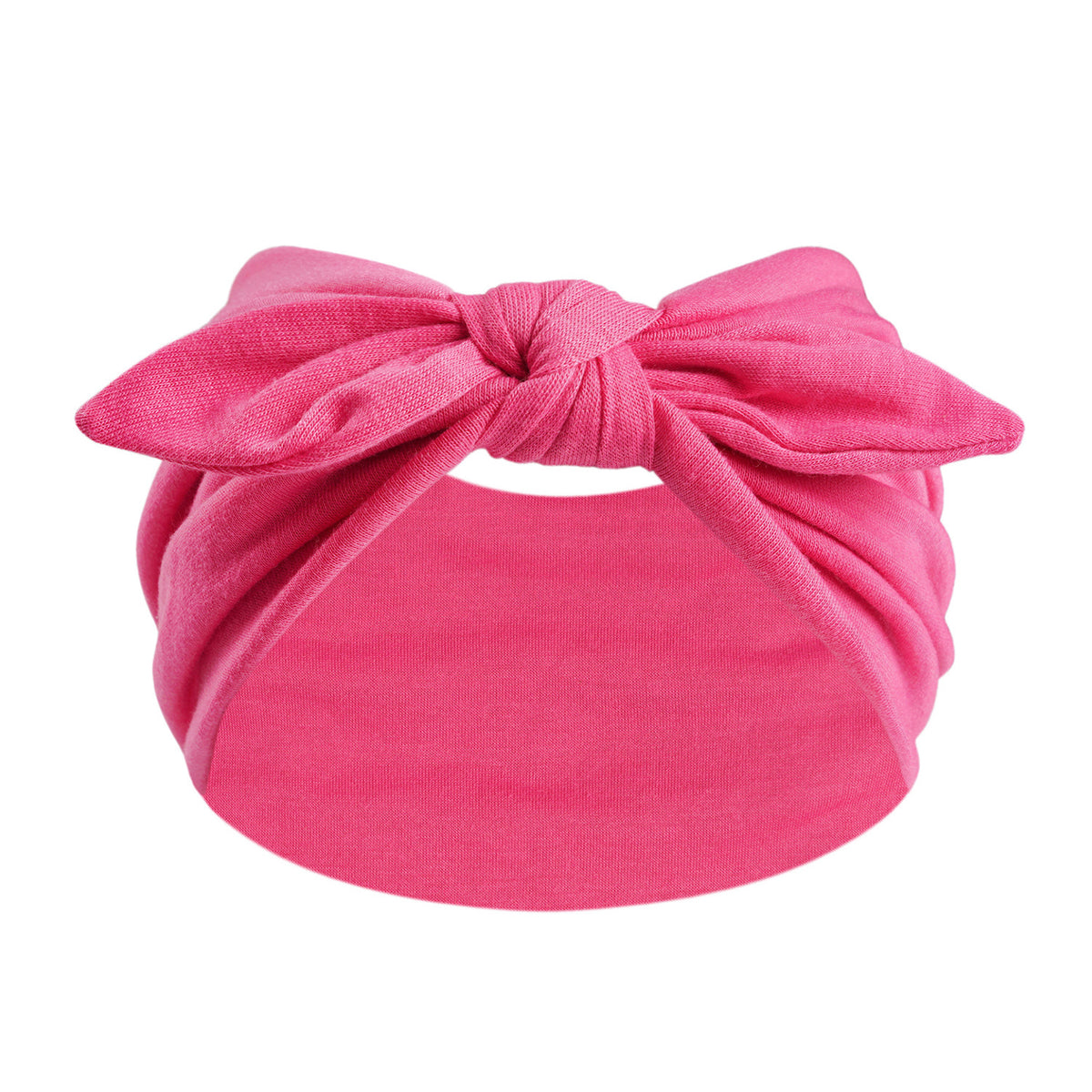 Women's Wide Bunny Bow Headband | Soft Stretch Hair Band