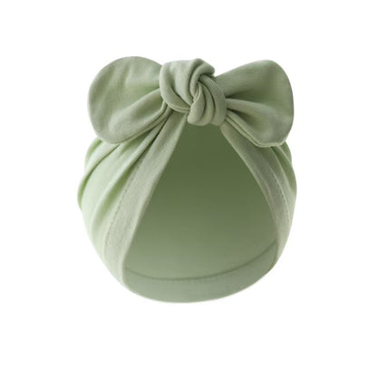 Baby Bow Turban Hat – Soft Cute Infant Beanie