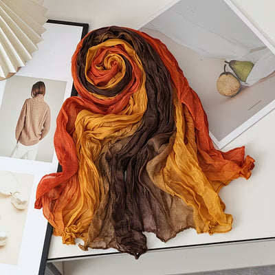 Ombre Crinkle Scarf