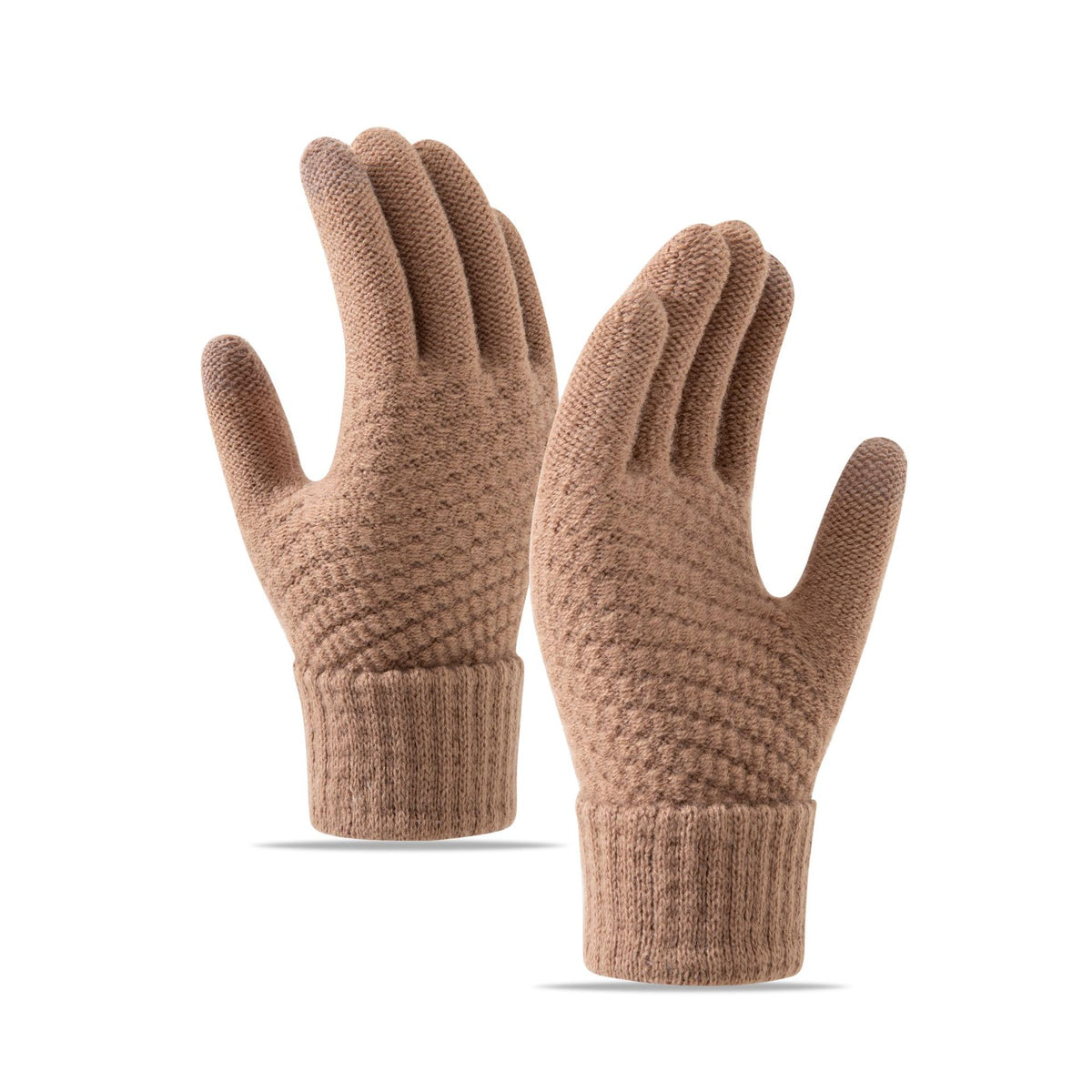 ❄️ Cozy Knit Touchscreen Gloves – Soft-Lined Winter Gloves for Men & Women