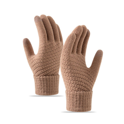 ❄️ Cozy Knit Touchscreen Gloves – Soft-Lined Winter Gloves for Men & Women