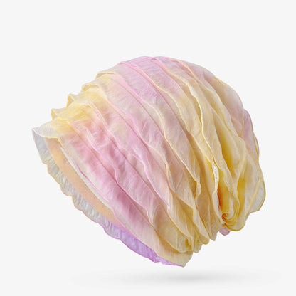 Women's Lightweight Ruffle Turban Hat | Easy Slip-On Style