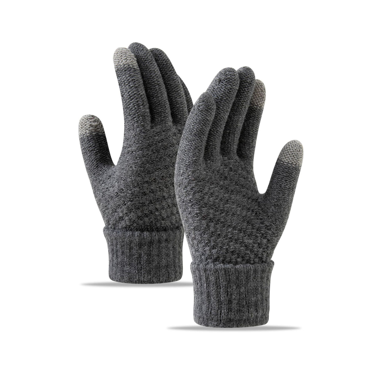❄️ Cozy Knit Touchscreen Gloves – Soft-Lined Winter Gloves for Men & Women