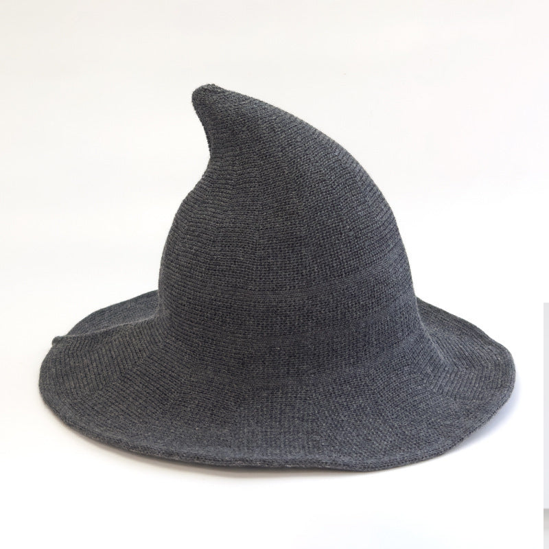 Witch Hat for Women — Soft Knit Halloween & Fall Style Hat, 13 Colors