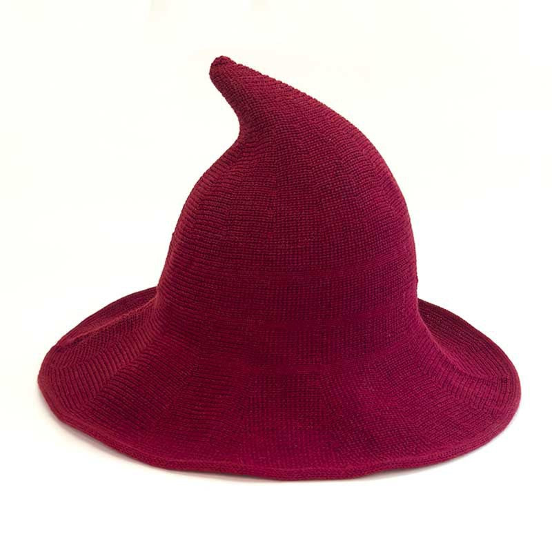 Witch Hat for Women — Soft Knit Halloween & Fall Style Hat, 13 Colors