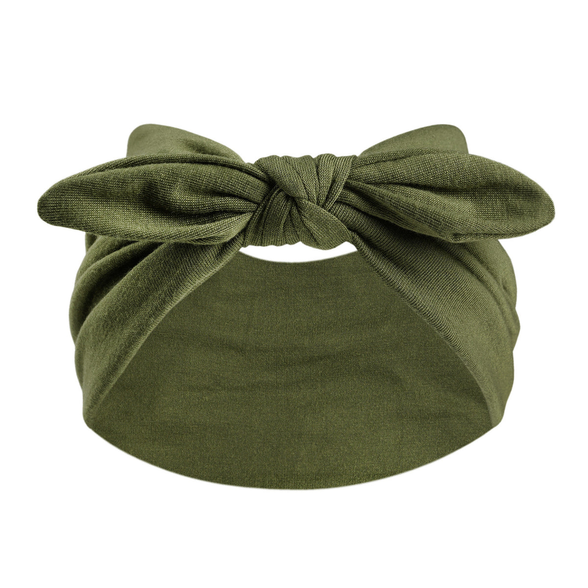 Women's Wide Bunny Bow Headband | Soft Stretch Hair Band