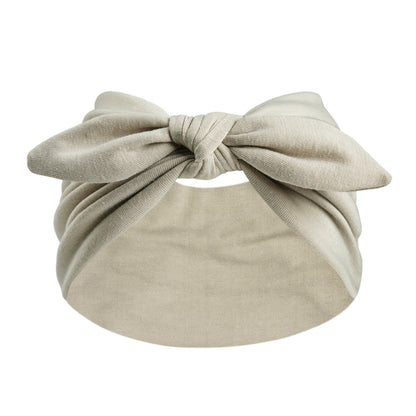Women's Wide Bunny Bow Headband | Soft Stretch Hair Band