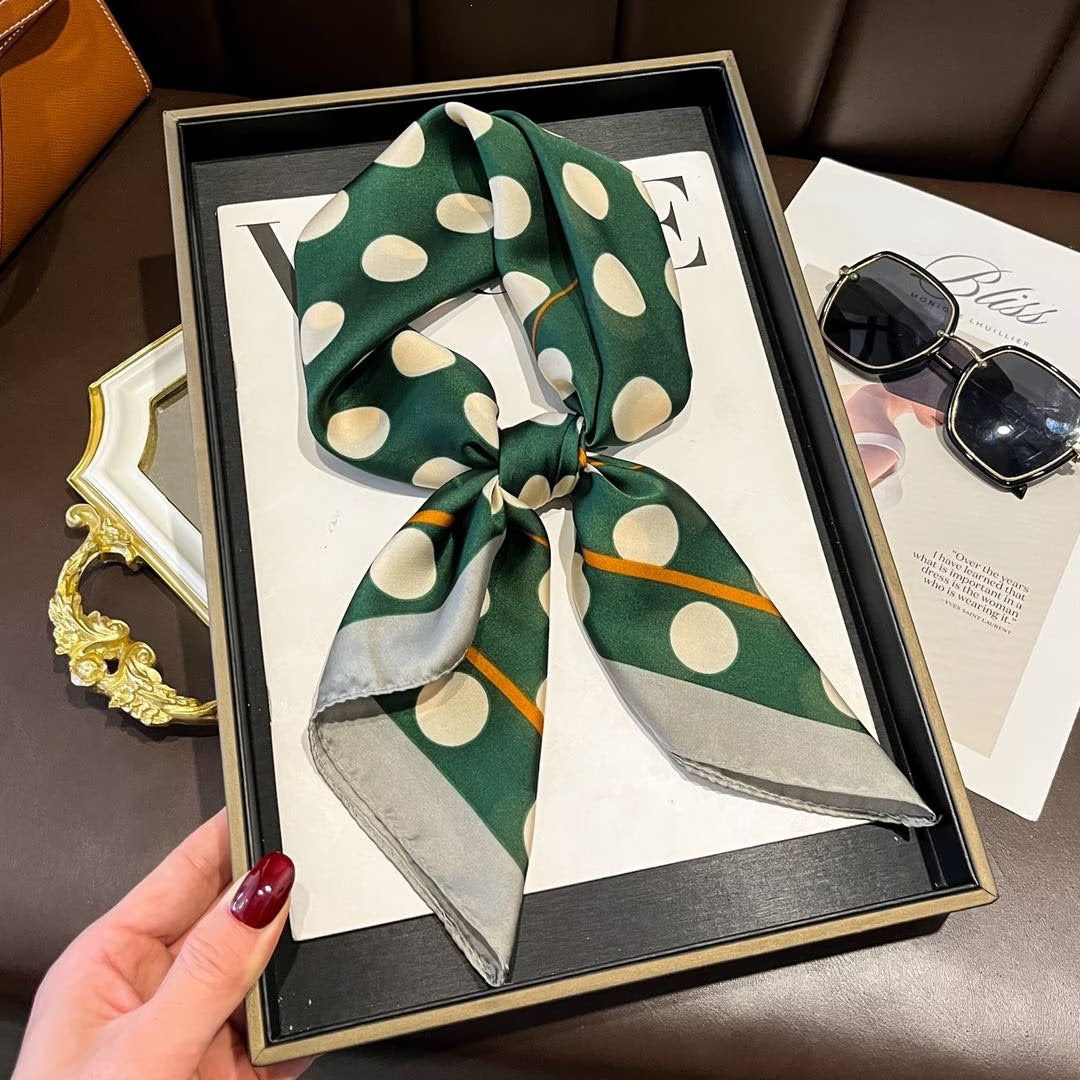 Forest Green Polka Dot