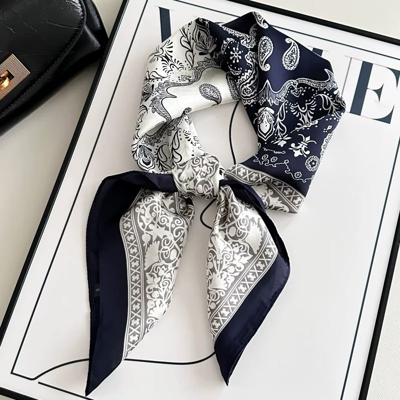 Navy Blue Paisley