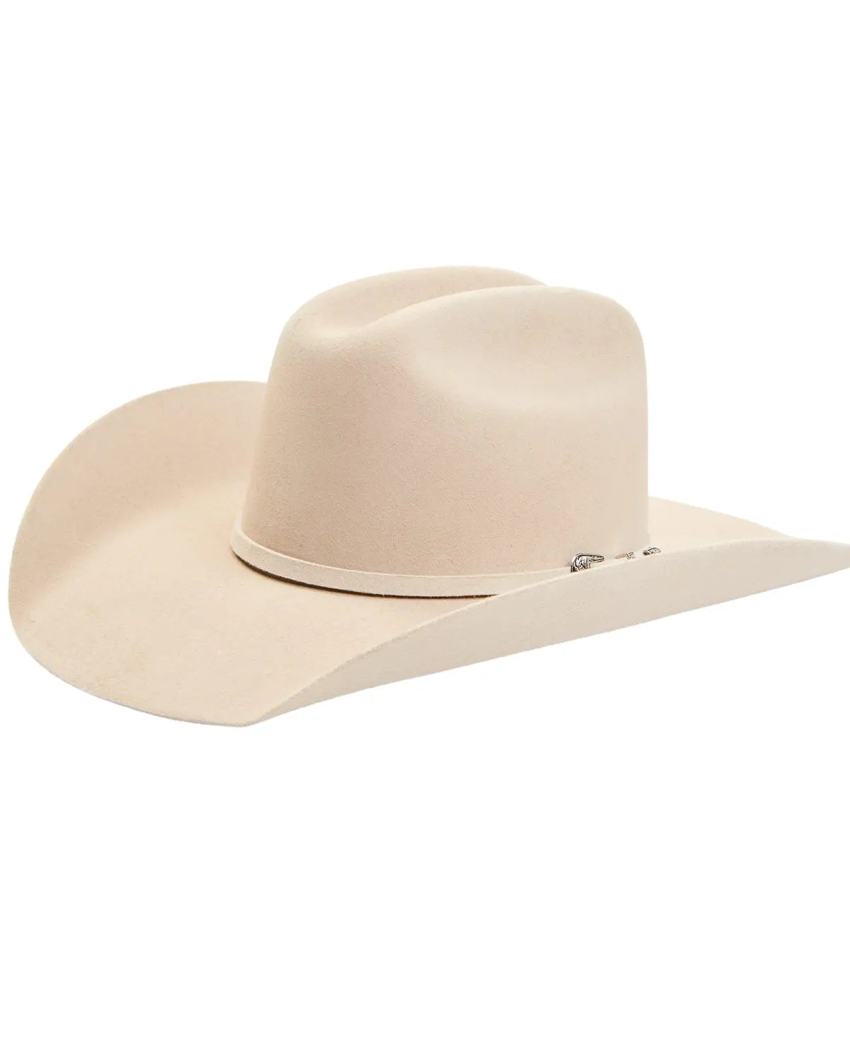 Wide Brim Felt Fedora Hat for Women — Vintage Western Style with Metal Buckle Band