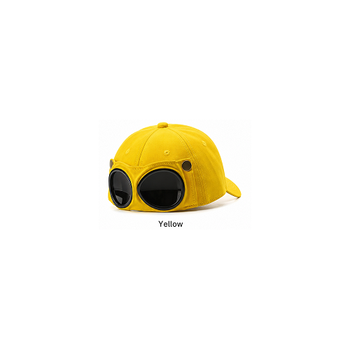 Aviator Goggle Cap – 2-Way Style Baseball Cap with Detachable Goggles