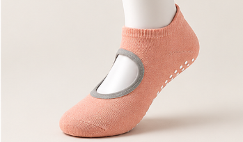 🧘‍♀️ Women's Non-Slip Pilates Grip Socks – Open-Instep Yoga & Barre Socks