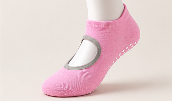 🧘‍♀️ Women's Non-Slip Pilates Grip Socks – Open-Instep Yoga & Barre Socks