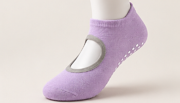 🧘‍♀️ Women's Non-Slip Pilates Grip Socks – Open-Instep Yoga & Barre Socks