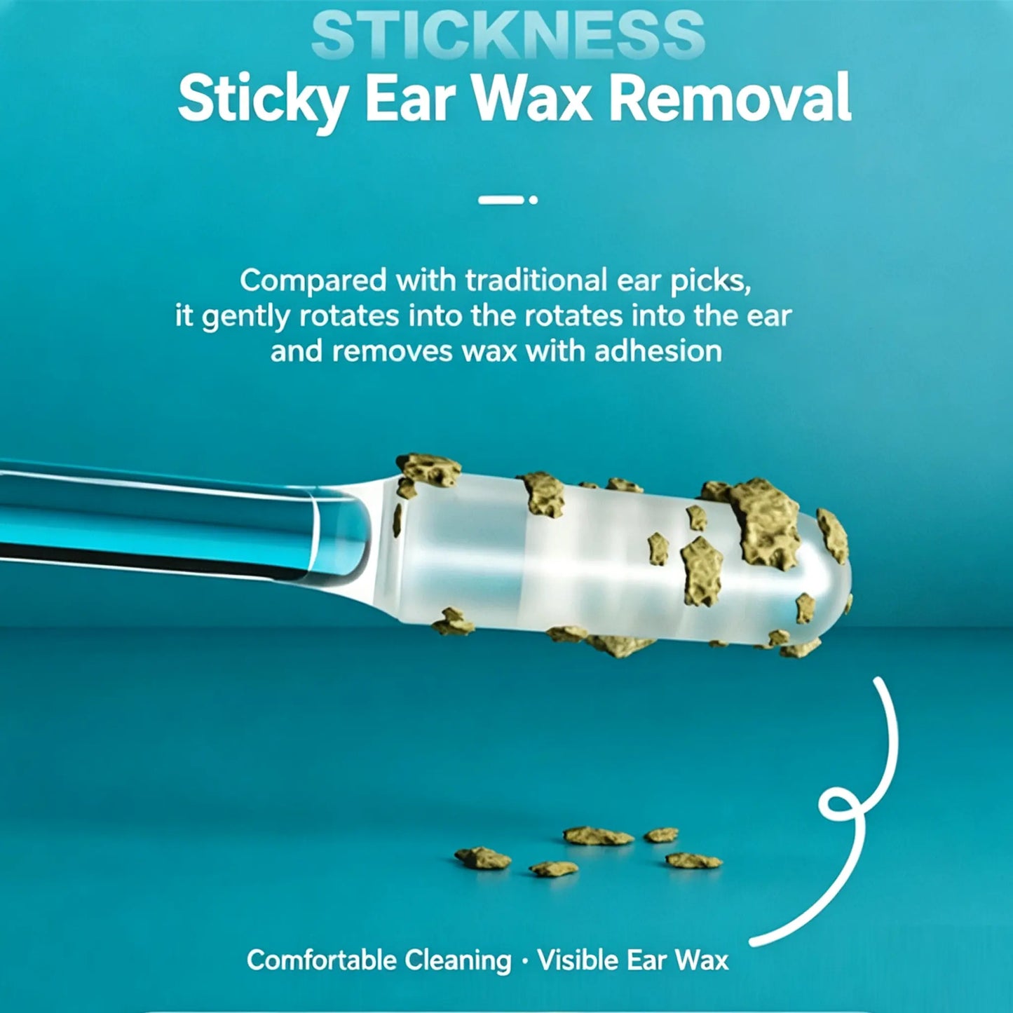 Sticky Ear Cleaning Sticks – Gentle Adhesive Ear Care Tool