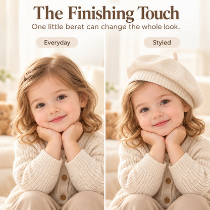 Baby Knit Beret Hat for Toddlers
