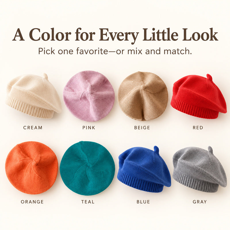 Baby Knit Beret Hat for Toddlers