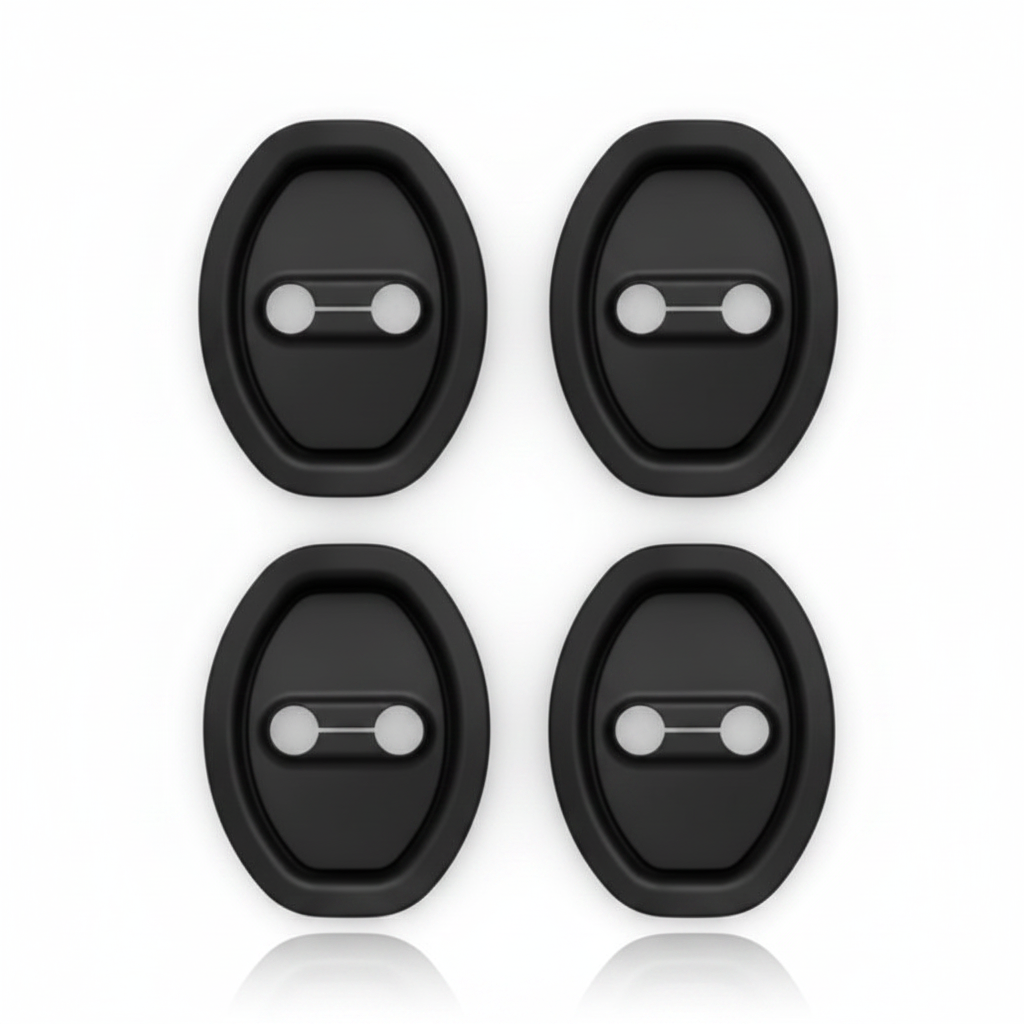 Black Silicone Car Door Latch Covers - Hero Image