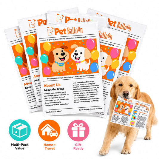 Crinkle Newspaper Dog Toy – Durable Interactive Chew Toy for Dogs