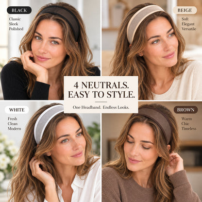 Wide Mesh Non Slip Hair Hoop Headband