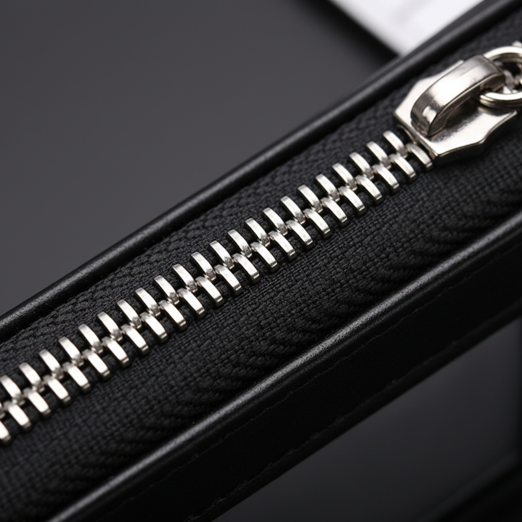 Leather Car Key Case with Viewing Window