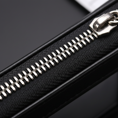 Leather Car Key Case with Viewing Window