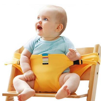 Portable Baby Chair Harness, Compact Travel Seat for High-Back Chairs