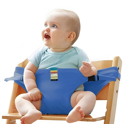 Portable Baby Chair Harness, Compact Travel Seat for High-Back Chairs